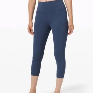 Lululemon Wunder Under 21” Sz 6 - Iron Blue